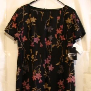 SPENSER JEREMY 100% SILK DRESS, LINED, 16,NEW/TAGS